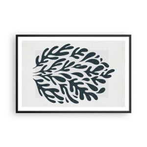 Poster in einem schwarzem Rahmen - Formen der Natur - 91x61 cm