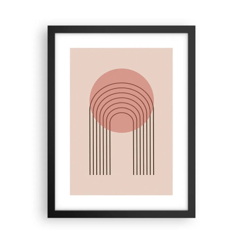 Poster in einem schwarzem Rahmen - Unwiderstehliche Anziehungskraft - 30x40 cm