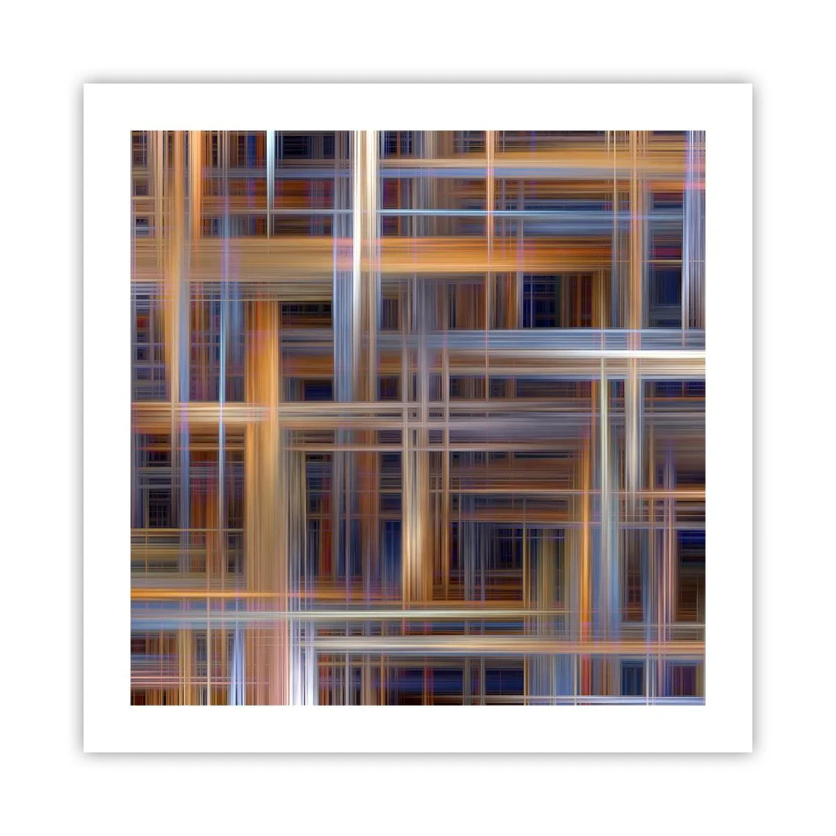 Poster - Aus Licht gewebt - 50x50 cm