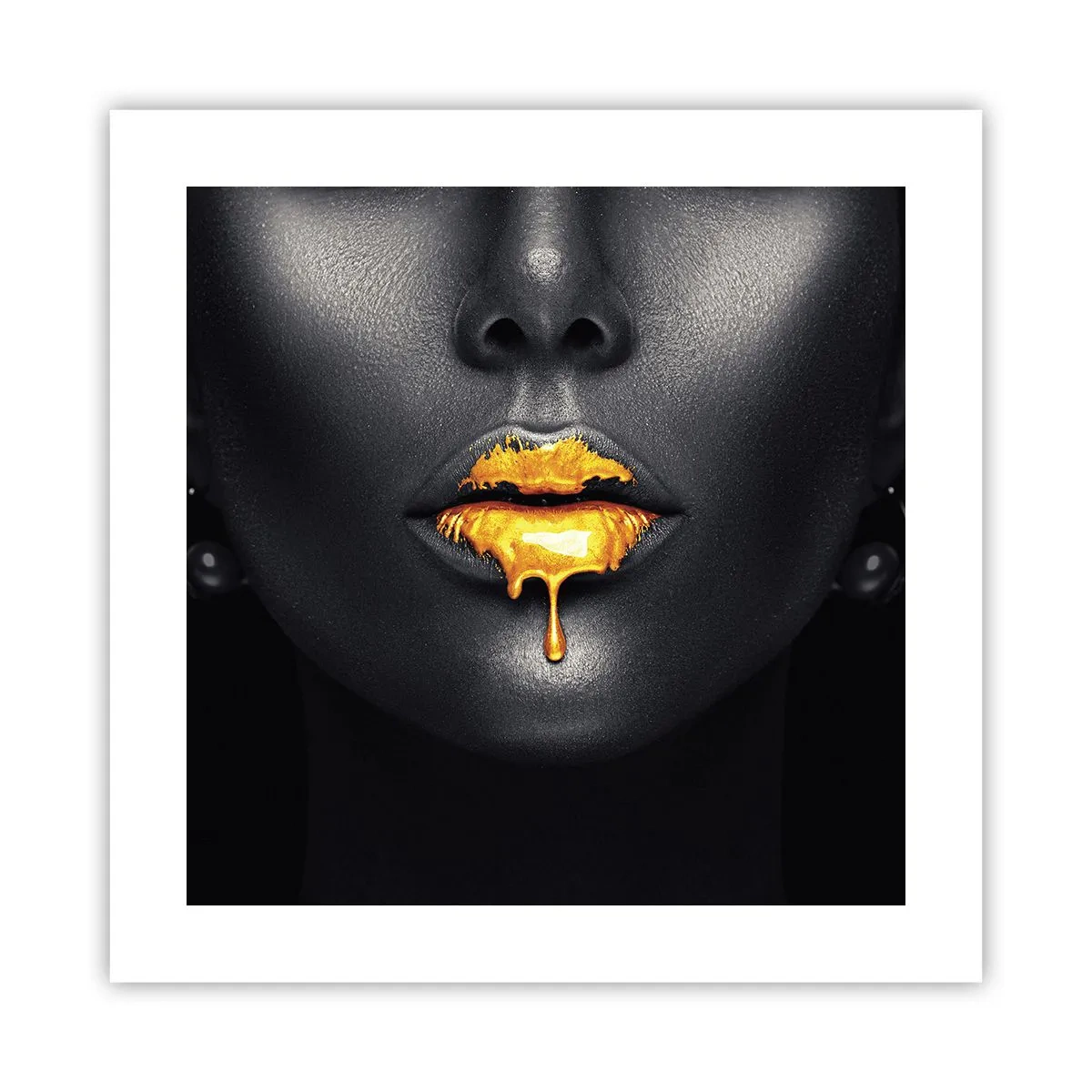 Poster - Goldmaul - 40x40 cm