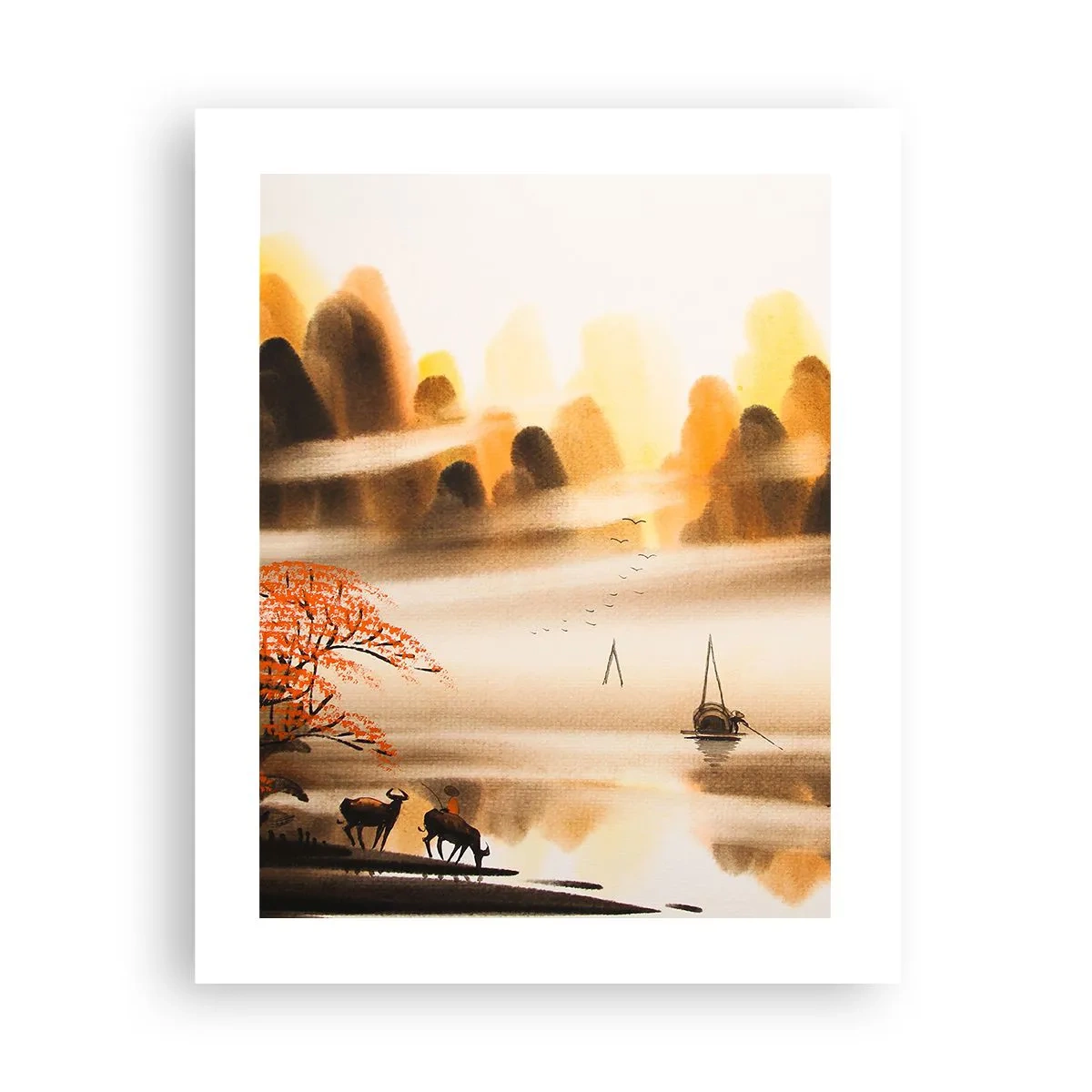 Poster - Weiter als im Fernosten - 40x50 cm