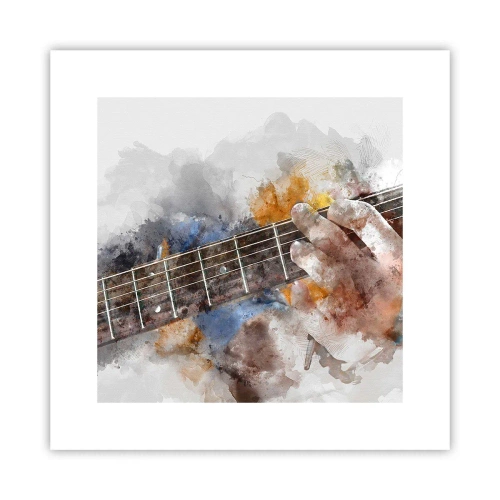 Poster - Poesie zwischen den Saiten - 30x30 cm