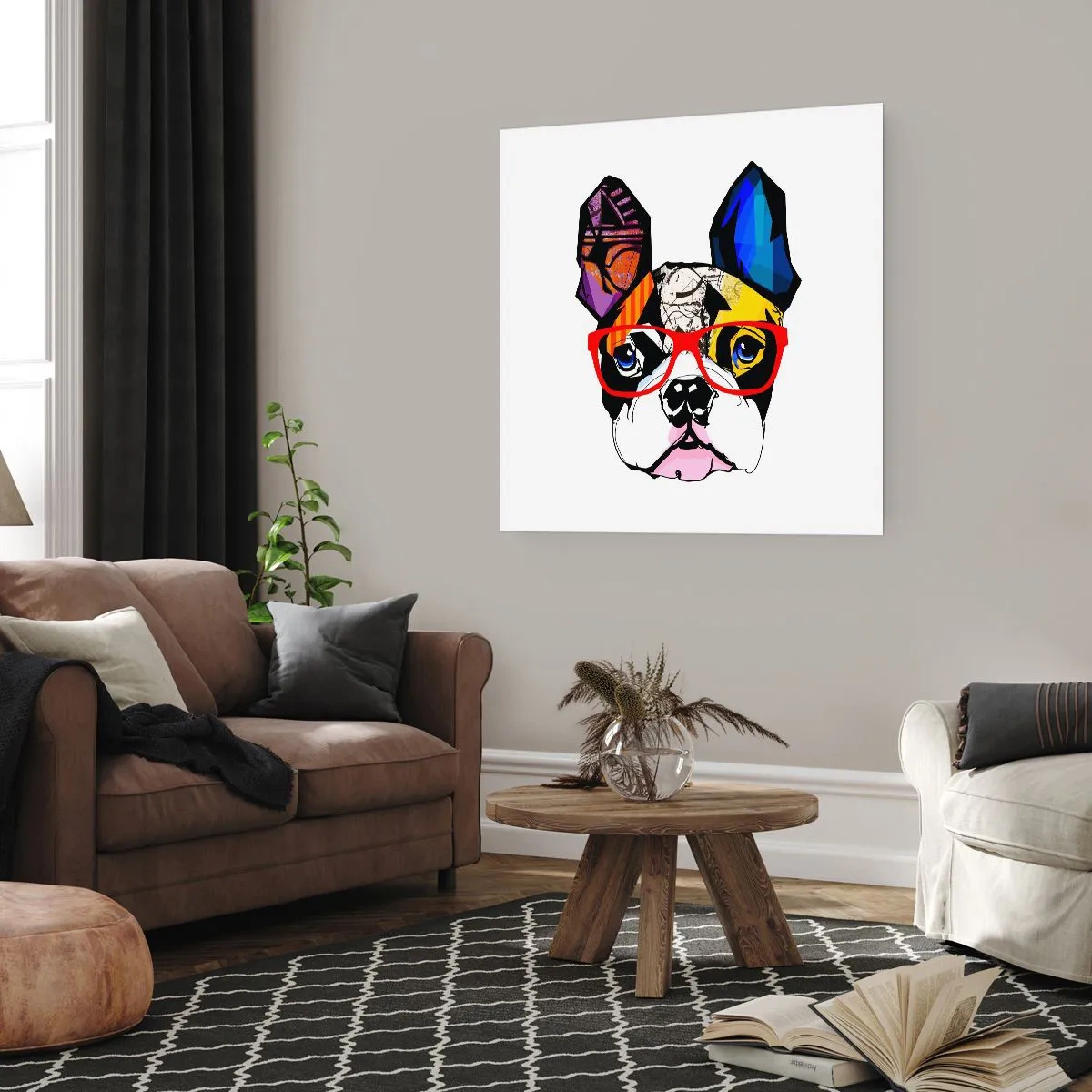 Poster - Intellektuelle - 60x60 cm