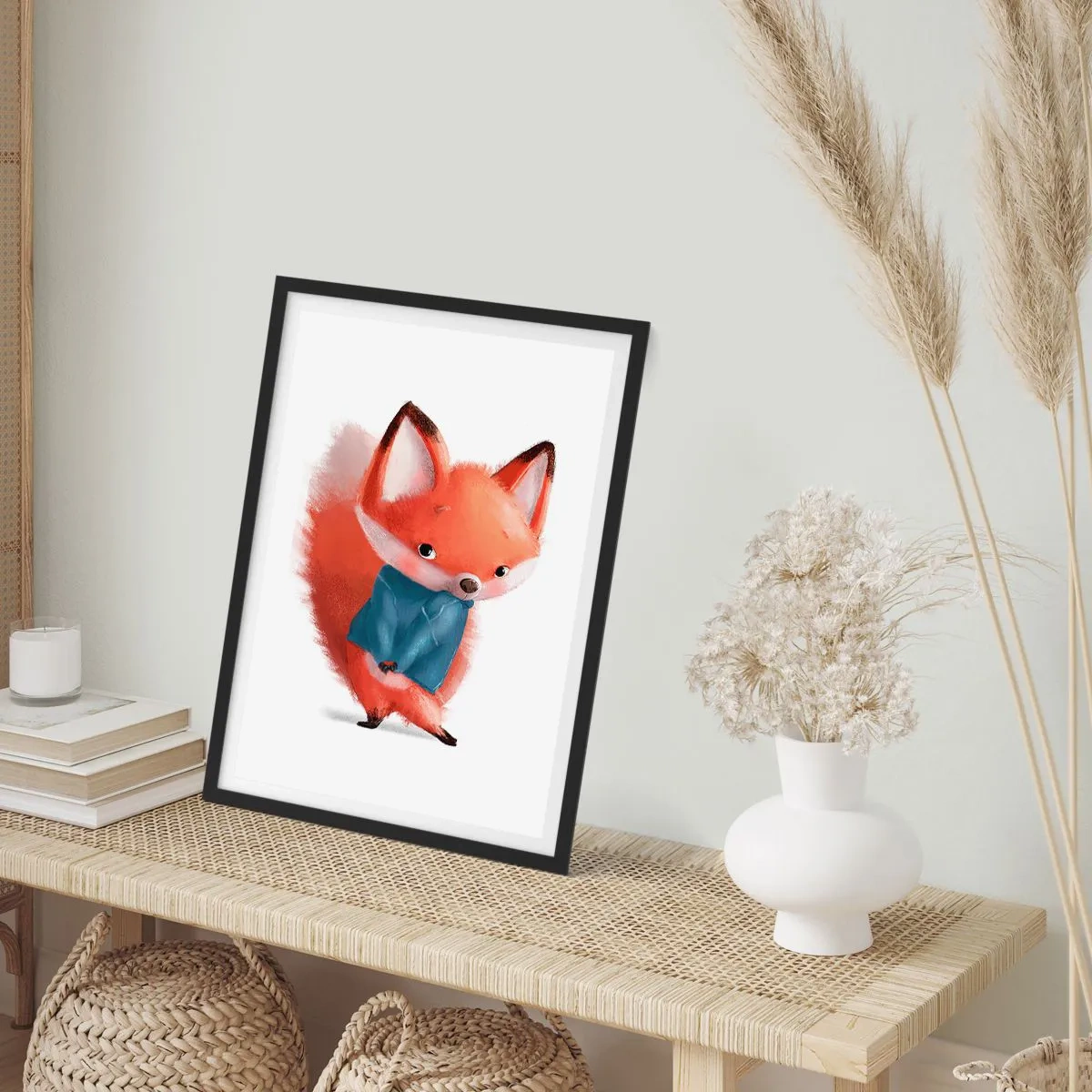 Poster in einem schwarzem Rahmen - Steht mir das gut? - 70x100 cm