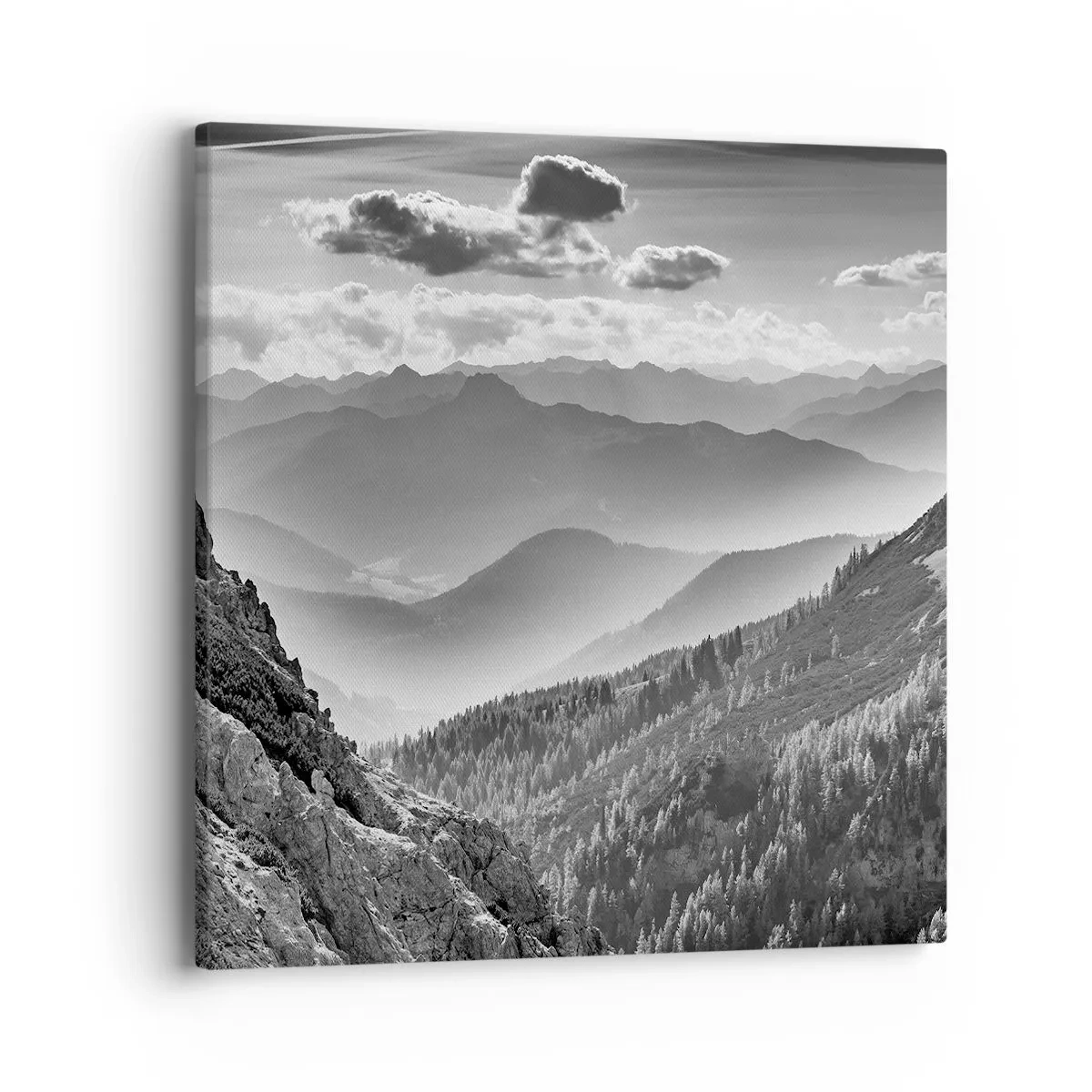 Bild auf Leinwand - Leinwandbild - Bis zum Horizont - 40x40 cm