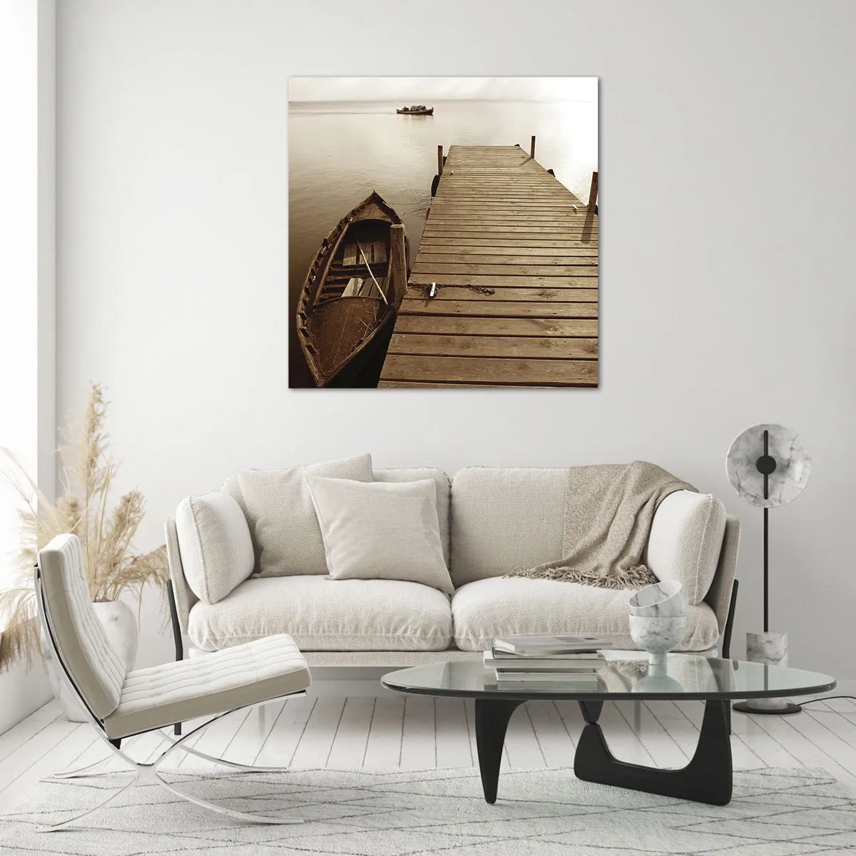 Glasbild - Bild auf glas - Großer Frieden - 30x30 cm