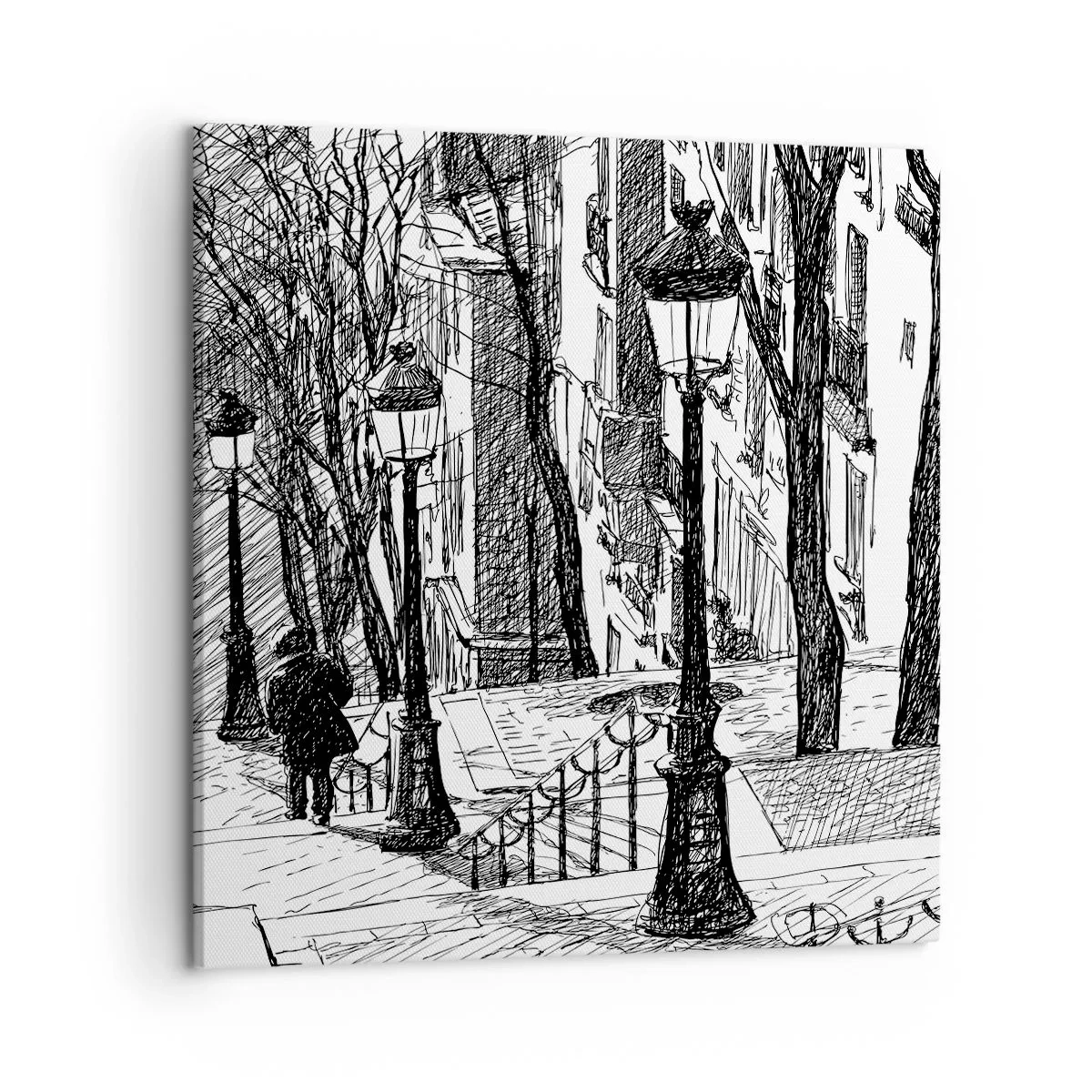 Bild auf Leinwand - Leinwandbild - Liebesgeschichte oder Horrorgeschichte? - 50x50 cm