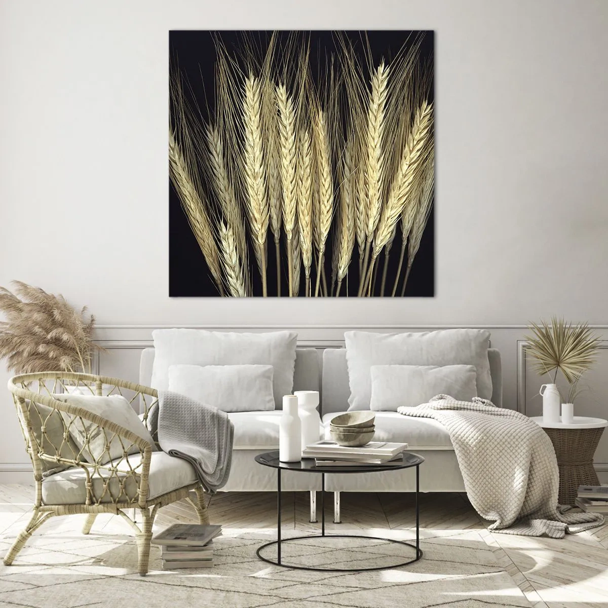 Glasbild - Bild auf glas - Rustikale Magie - 50x50 cm