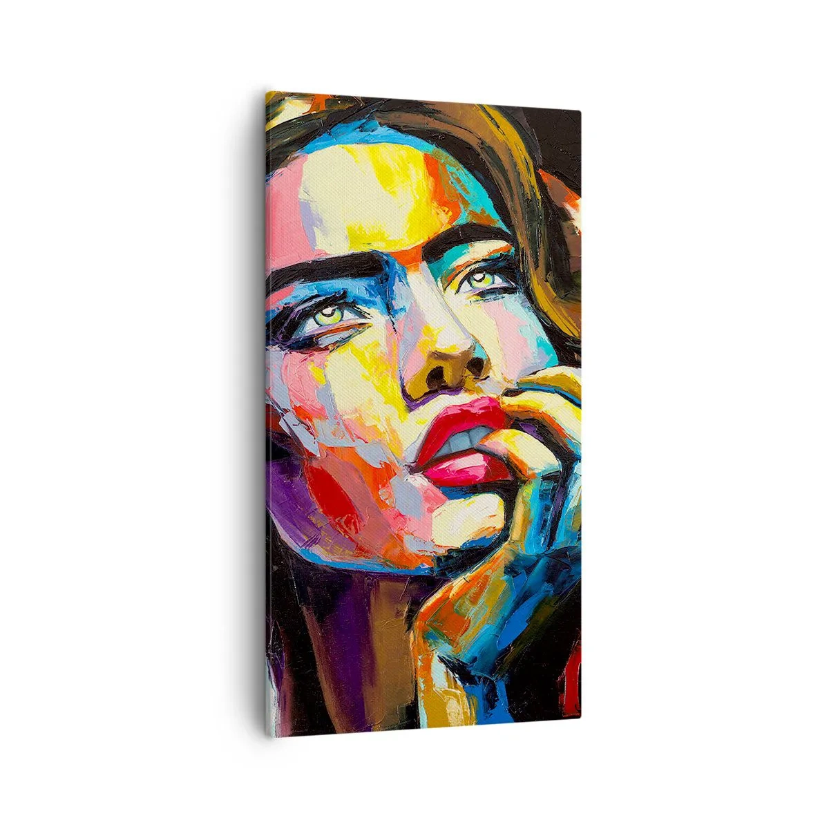 Bild auf Leinwand - Leinwandbild - Träume fliegen am Himmel wie Vögel - 55x100 cm
