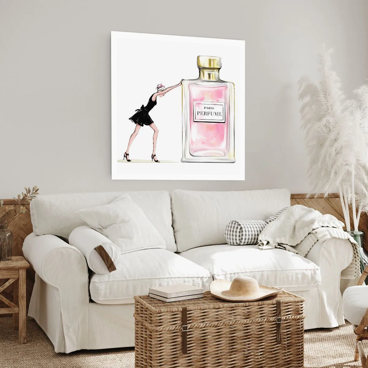 Poster - Essenz der Weiblichkeit - 40x40 cm