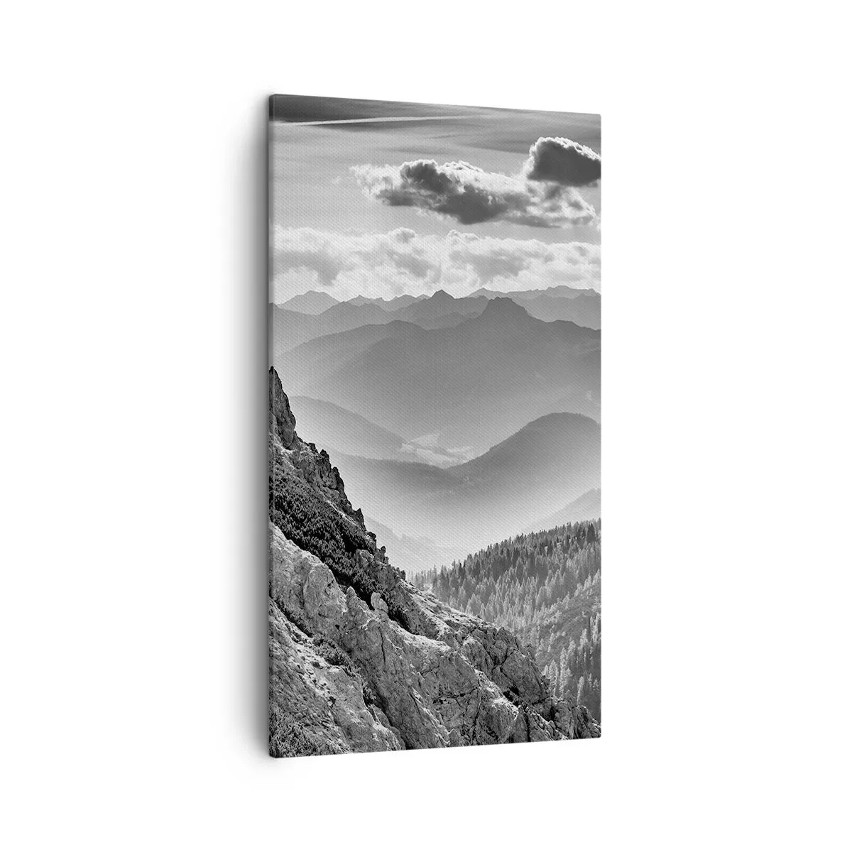 Bild auf Leinwand - Leinwandbild - Bis zum Horizont - 45x80 cm