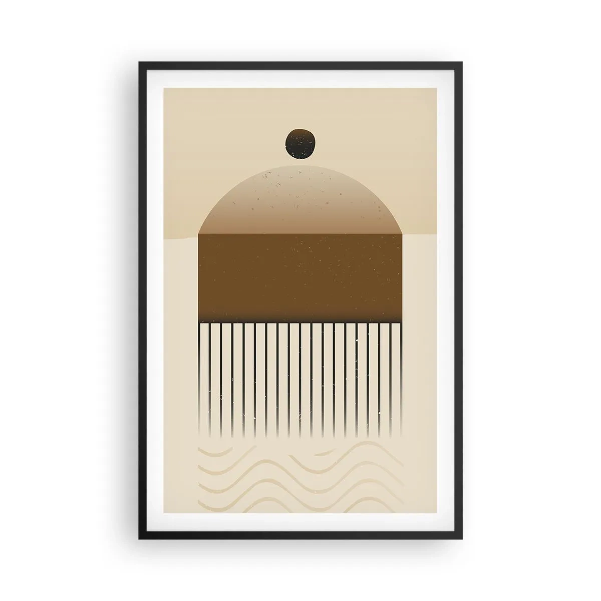 Poster in einem schwarzem Rahmen - Verschiedene Staaten - 61x91 cm
