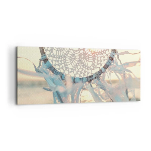 Bild auf Leinwand - Leinwandbild - Totem aus Spitze - 100x40 cm