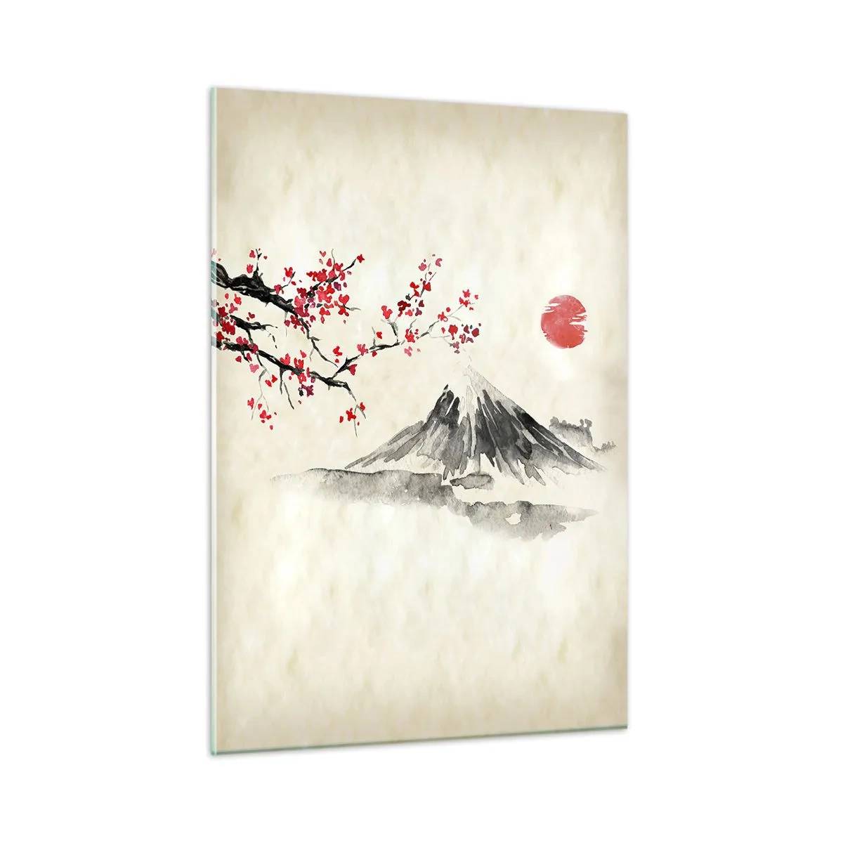 Glasbild - Bild auf glas - Liebe Japan - 50x70 cm