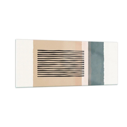 Glasbild - Bild auf glas - Alles ist in Ordnung - 100x40 cm