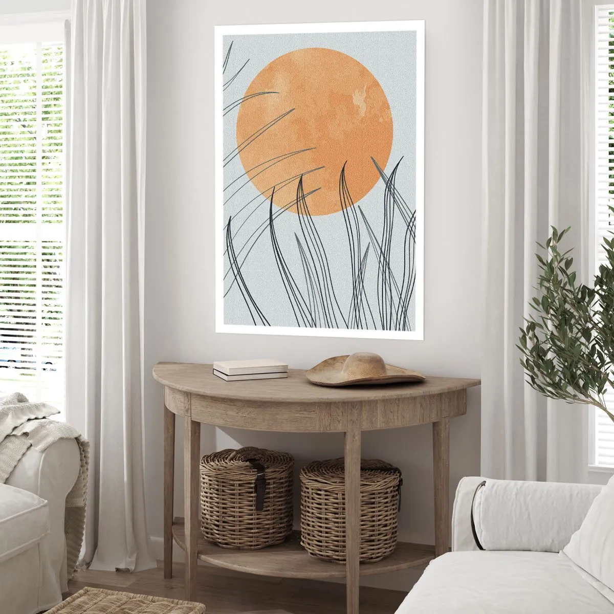 Poster - Immer der Sonne entgegen - 40x50 cm