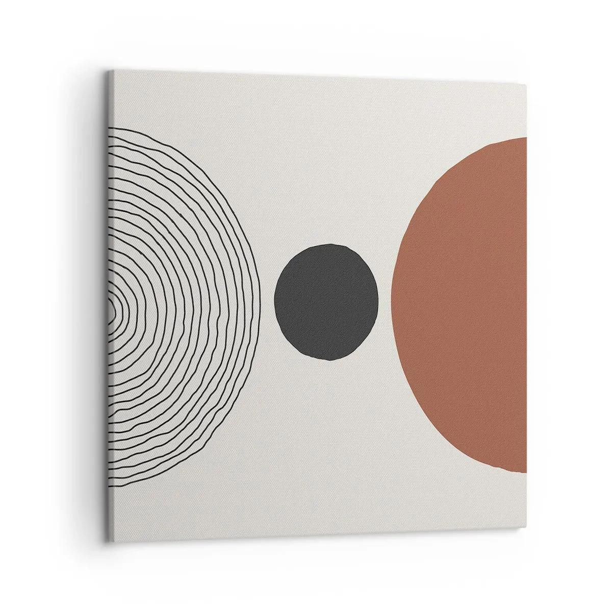 Bild auf Leinwand - Leinwandbild - Das Zentrum der Aufmerksamkeit - 50x50 cm