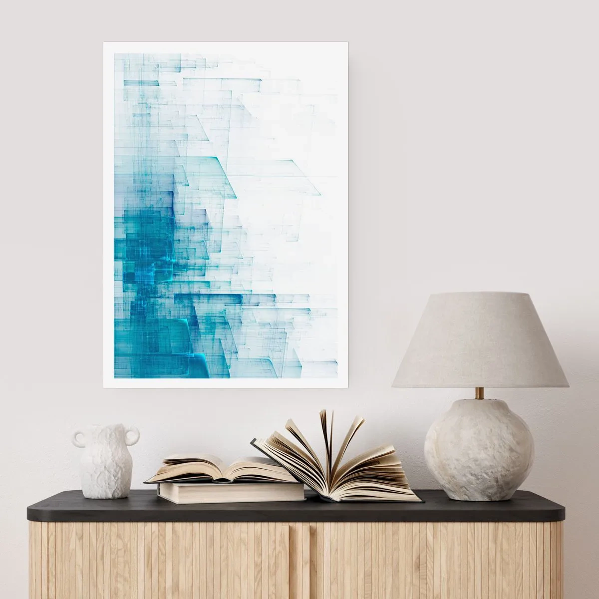 Poster - Wie der Raum wgeschaffen urde - 30x40 cm