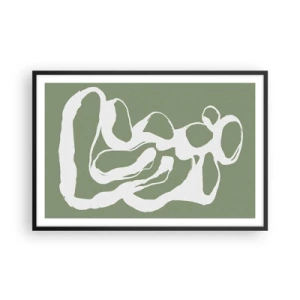 Poster in einem schwarzem Rahmen - Ruf des Weltraums - 91x61 cm