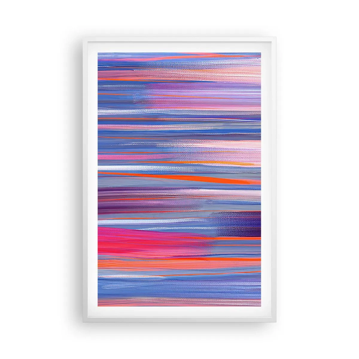 Poster in einem weißen Rahmen - Aufstieg zum Regenbogen - 61x91 cm