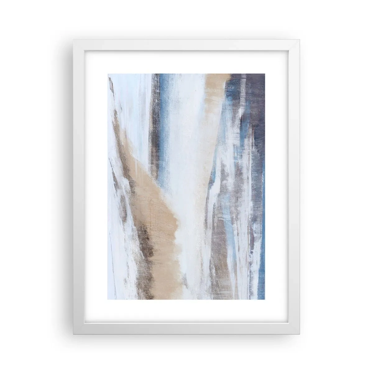 Poster in einem weißen Rahmen - Winterkomposition - 30x40 cm