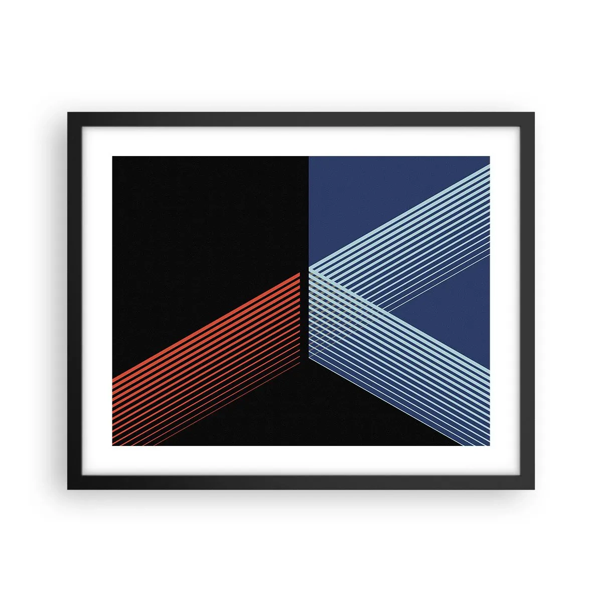 Poster in einem schwarzem Rahmen - Eine einfache Geschichte - 50x40 cm