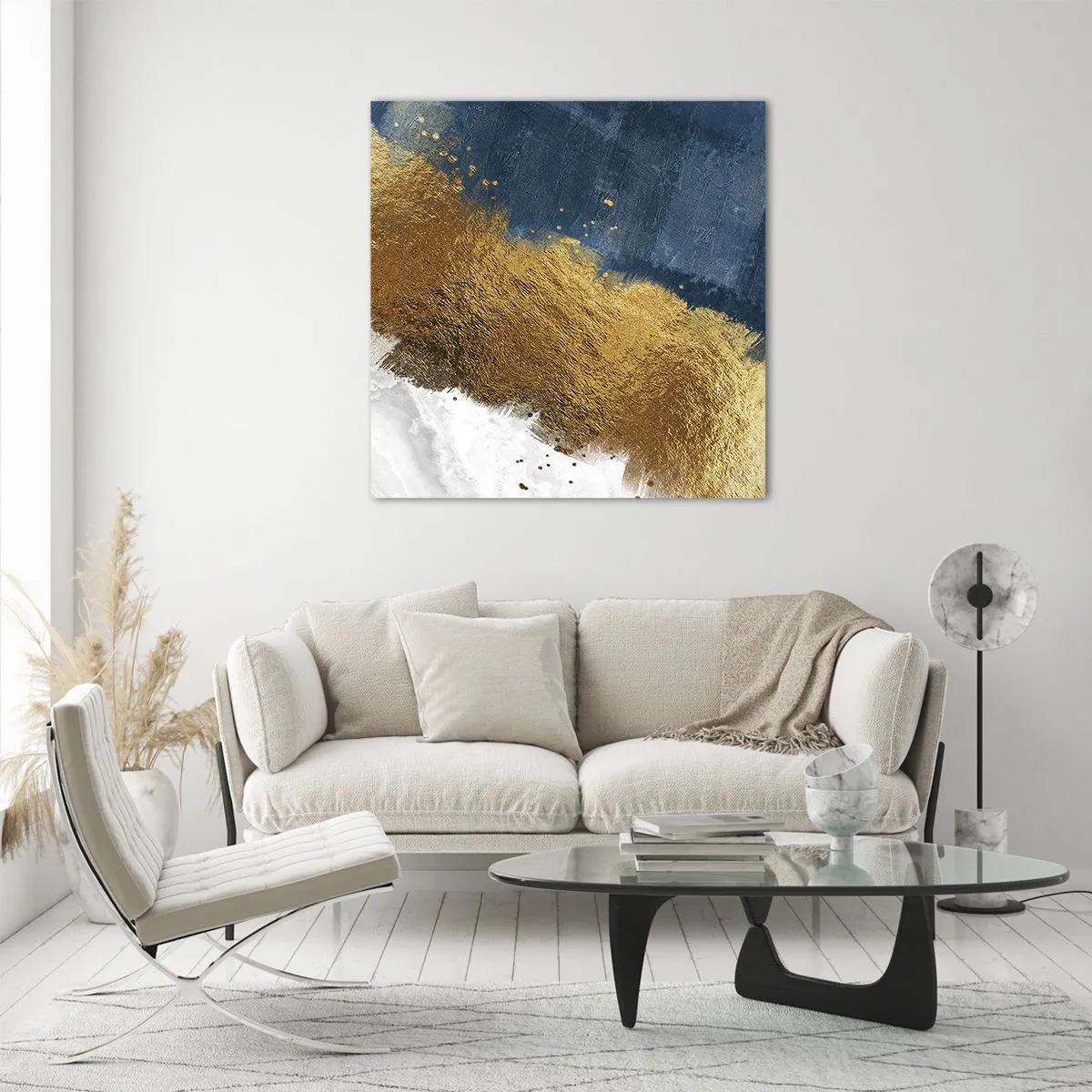 Glasbild - Bild auf glas - Farben des Sommers - 60x60 cm