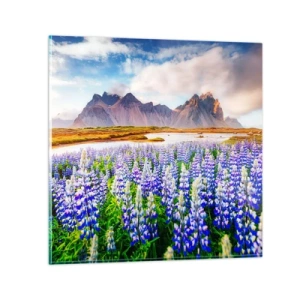 Glasbild - Bild auf glas - Kraft und Strenge neben Sanftmut - 60x60 cm