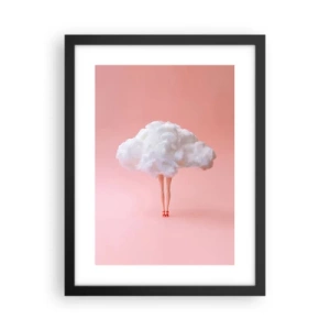 Poster in einem schwarzem Rahmen - Süßes Versprechen - 30x40 cm