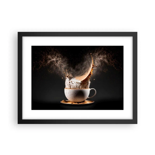 Poster in einem schwarzem Rahmen - Geschmacksexplosion - 40x30 cm