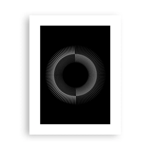 Poster - Schwarze Sonne - 30x40 cm