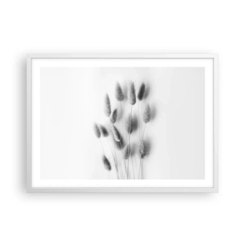 Poster in einem weißen Rahmen - Eure flauschige Grashoheit - 70x50 cm