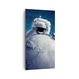 Bild auf Leinwand - Leinwandbild - Weltraumjoker - 65x120 cm