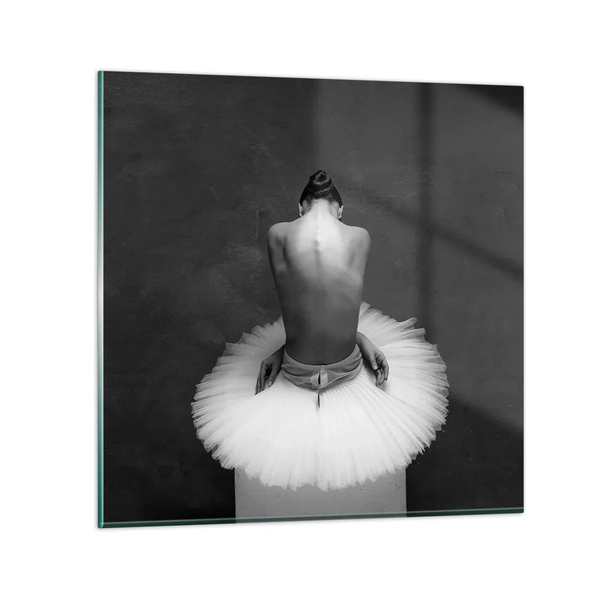 Glasbild - Bild auf glas - Es blüht gerade - 50x50 cm