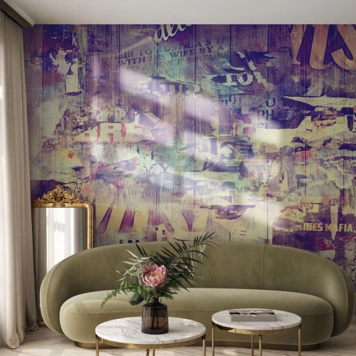 Selbstklebende Fototapete Deluxe Sticker - Und das ist alles, was es geben wird - Graffiti, Wandgemälde, Grafik - 200x140 cm