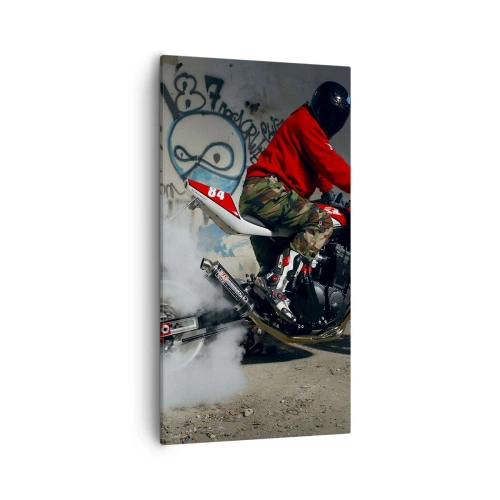 Bild auf Leinwand - Leinwandbild - Verfolge mich! - 55x100 cm