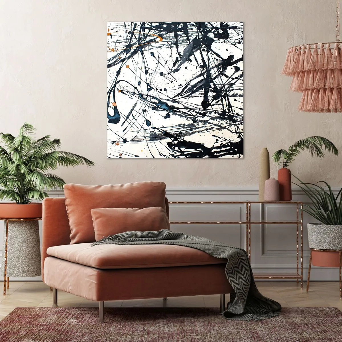 Bild auf Leinwand - Leinwandbild - Sinn machen oder keinen Sinn machen? - 60x60 cm