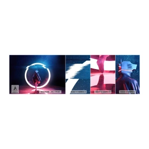 Fototapetenmuster Standard Eco - Zwischen den Welten - Futuristisch, Astronaut, Kosmos - 100x30 cm