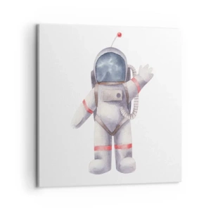 Bild auf Leinwand - Leinwandbild - Bis dann! - 60x60 cm