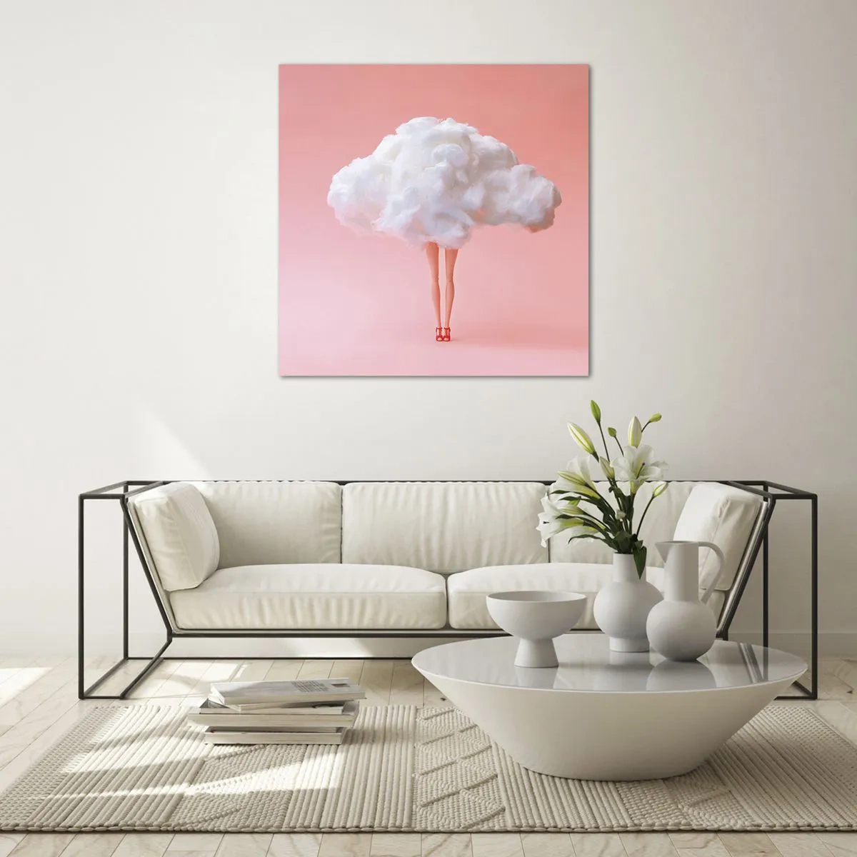 Glasbild - Bild auf glas - Süßes Versprechen - 70x70 cm