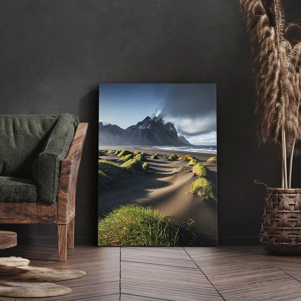 Bild auf Leinwand - Leinwandbild - Harmonie der Elemente - 55x100 cm