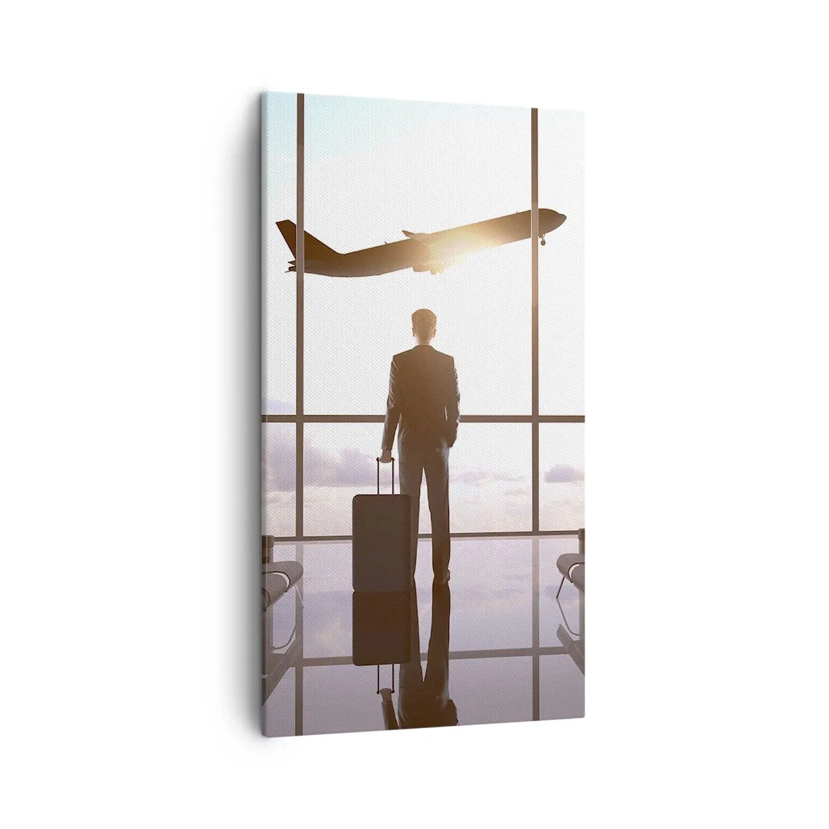 Bild auf Leinwand - Leinwandbild - Du hast Zeit, lass dir Zeit - 45x80 cm