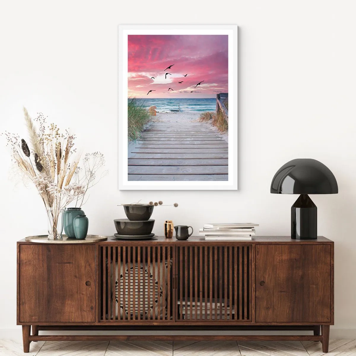 Poster in einem weißen Rahmen - Baltischer Eindruck - 30x40 cm