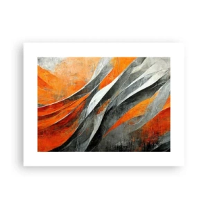 Poster - Hitze und Kälte - 40x30 cm