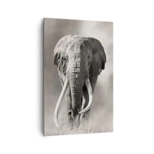 Bild auf Leinwand - Leinwandbild - Afrikanischer Patriarch - 80x120 cm