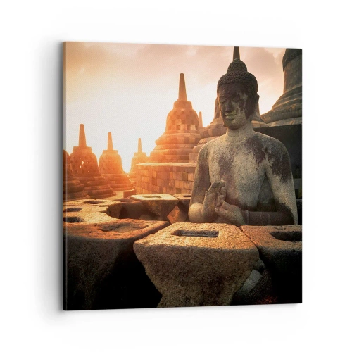 Bild auf Leinwand - Leinwandbild - Wetter der großen Weisheit - 70x70 cm