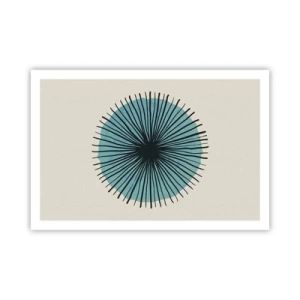 Poster - Strahlend im Blau - 91x61 cm