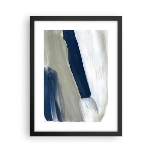 Poster in einem schwarzem Rahmen - Begegnung mit dem Weißsein - 30x40 cm