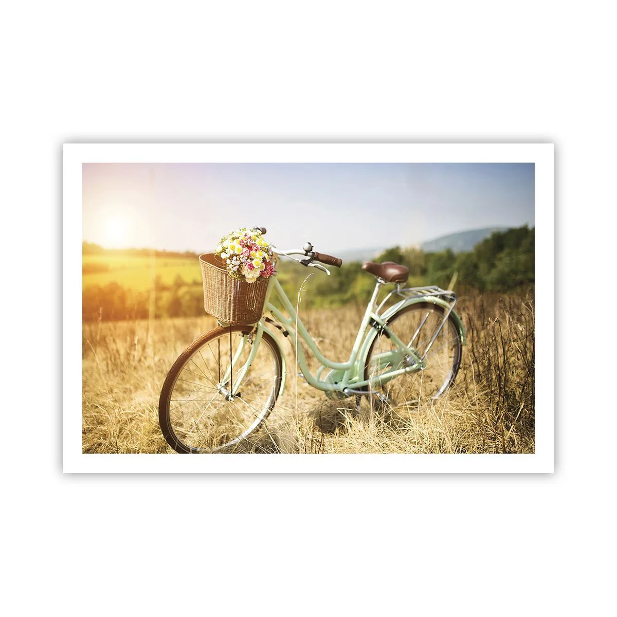 Poster - Ich bleibe eine Weile hier - 91x61 cm