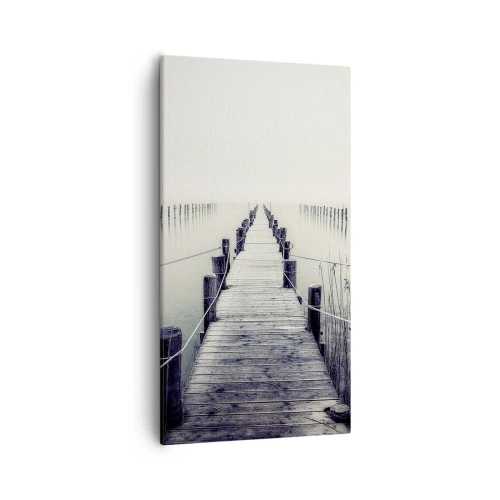 Bild auf Leinwand - Leinwandbild - Tauchen Sie in Ruhe ein - 55x100 cm